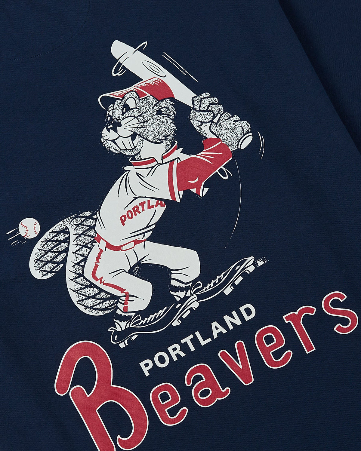 Portland Beavers Short Sleeve Graphic T-Shirt product image 4, provided for visual reference and product detail review