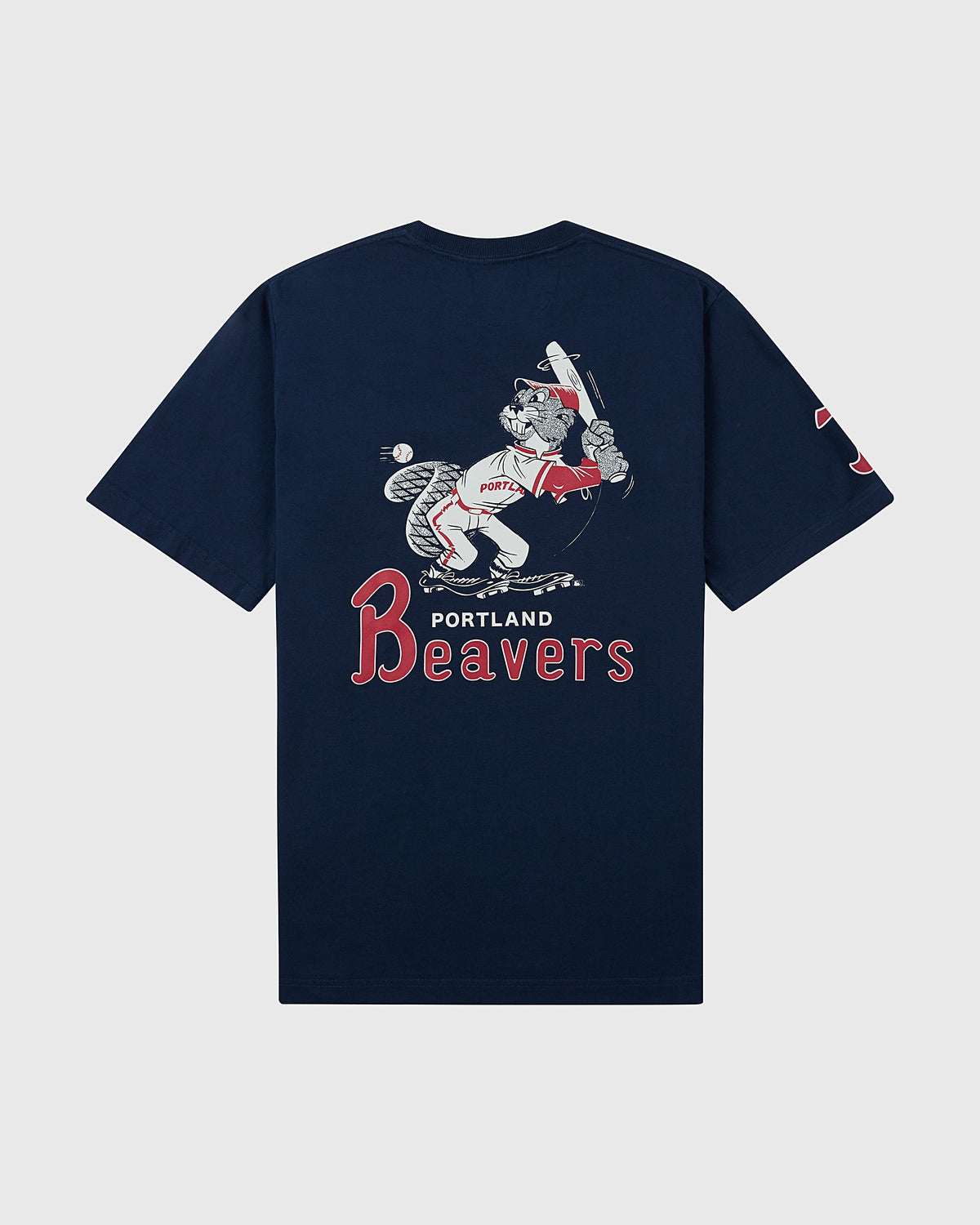 Portland Beavers Short Sleeve Graphic T-Shirt product image 1, provided for visual reference and product detail review