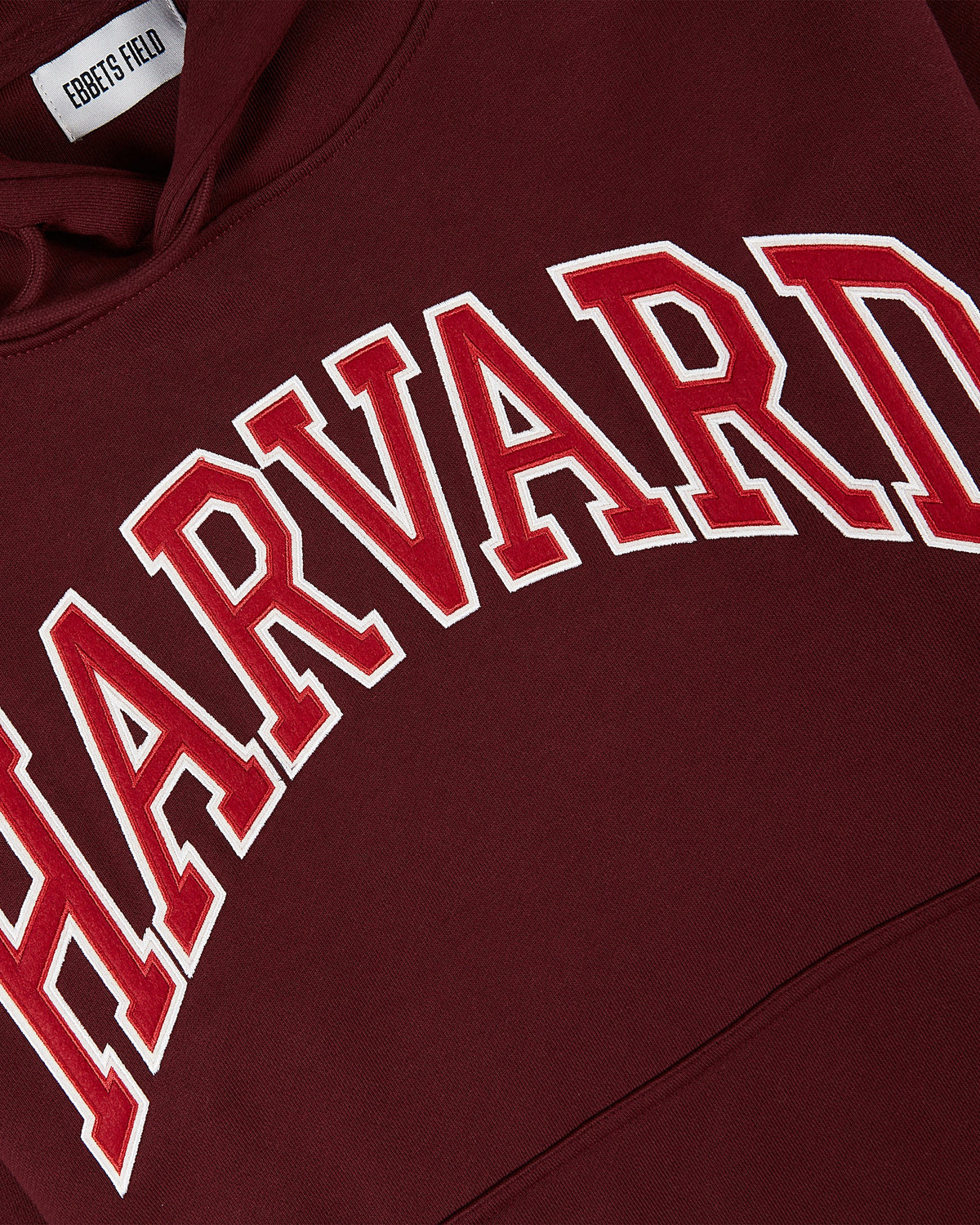 Harvard University Heavyweight Cotton Terry Pullover Hoodie product image 3, provided for visual reference and product
