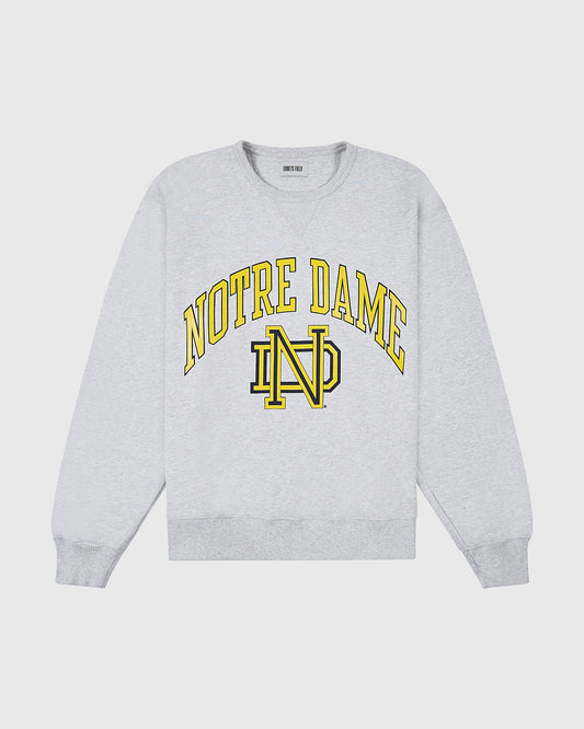 Notre Dame Heavyweight Cotton Terry Crewneck product image 1, provided for visual reference and product detail review