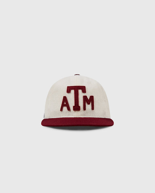 Texas A&M University Authentic Wool Ballcap product image 1, provided for visual reference and product detail review