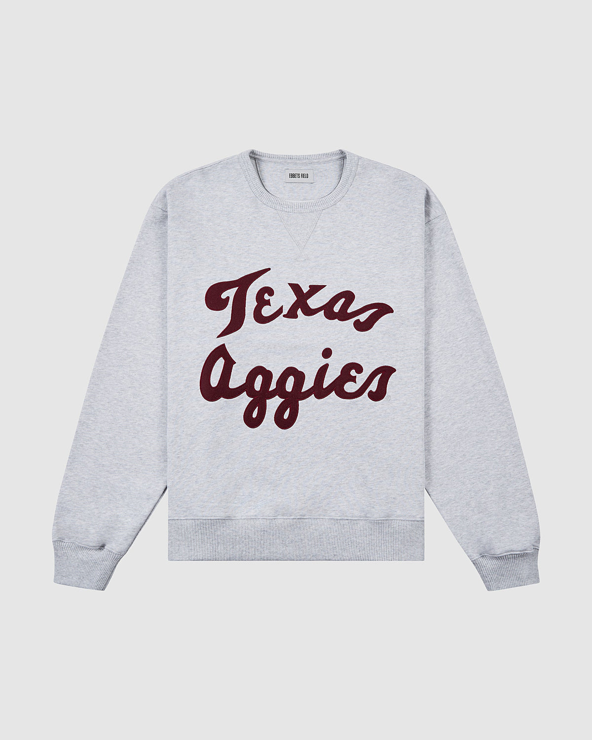 Texas A&M University Heavyweight Cotton Terry Crewneck product image 1, provided for visual reference and product detail