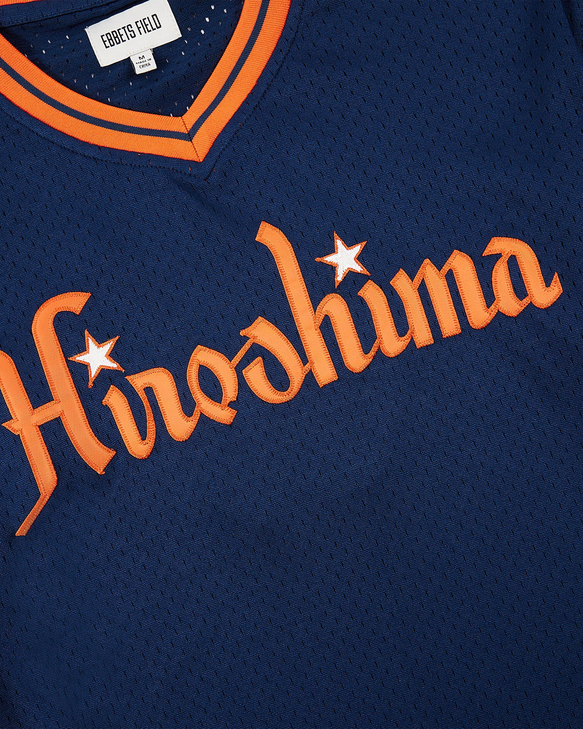 Hiroshima Carp Mesh V-Neck Jersey product image 4, provided for visual reference and product detail review