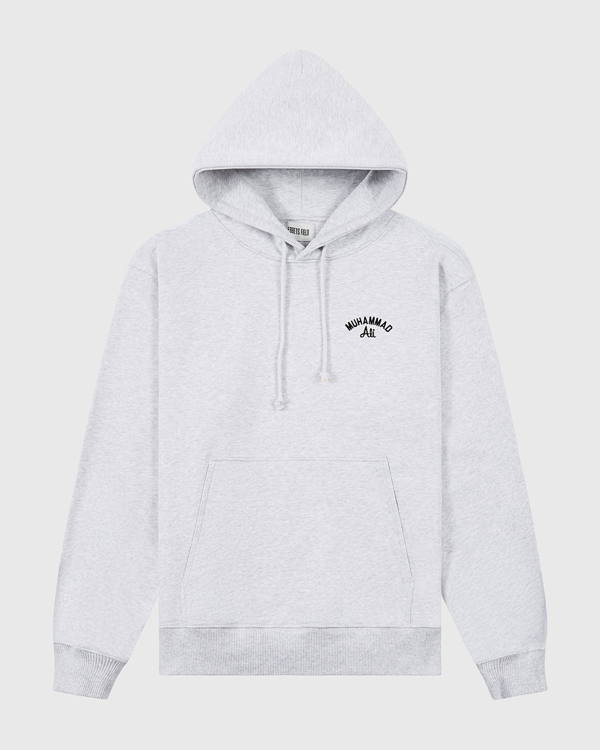 Muhammad Ali Chest Embroidered Heavyweight Cotton Terry Pullover Hoodie product image 1, provided for visual reference and