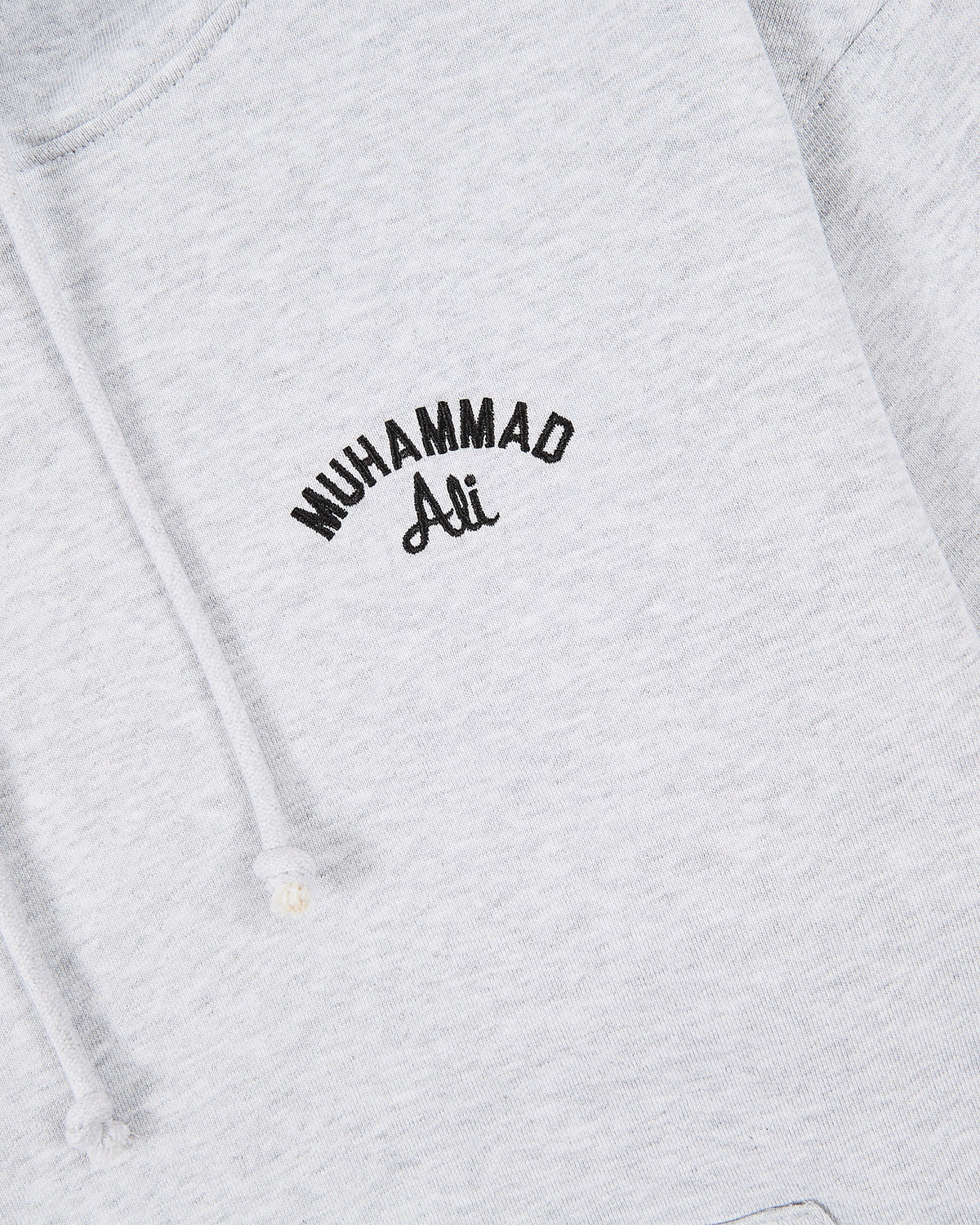 Muhammad Ali Chest Embroidered Heavyweight Cotton Terry Pullover Hoodie product image 5, provided for visual reference and