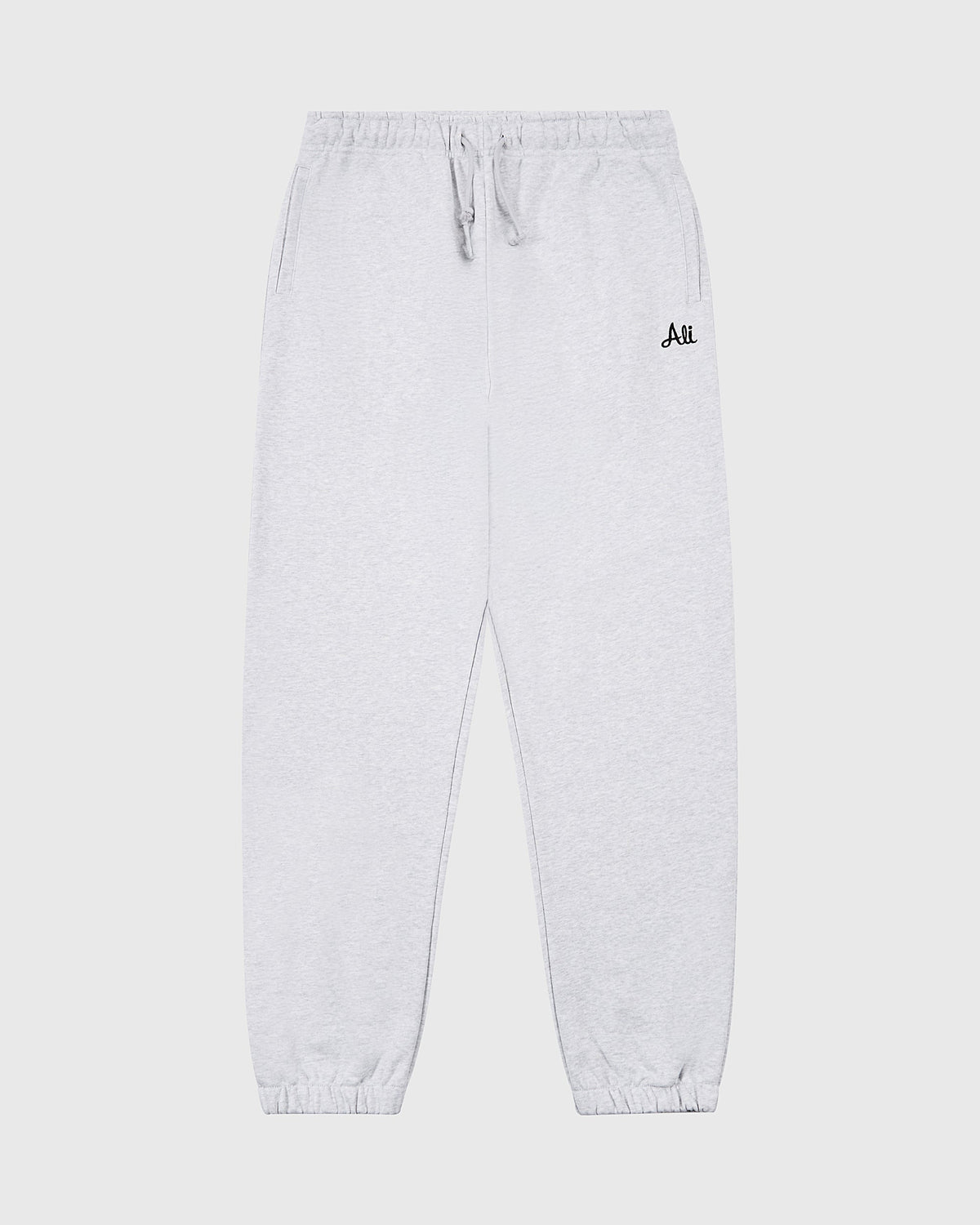 Muhammad Ali Embroidered Heavyweight Cotton Terry Sweatpants product image 1, provided for visual reference and product