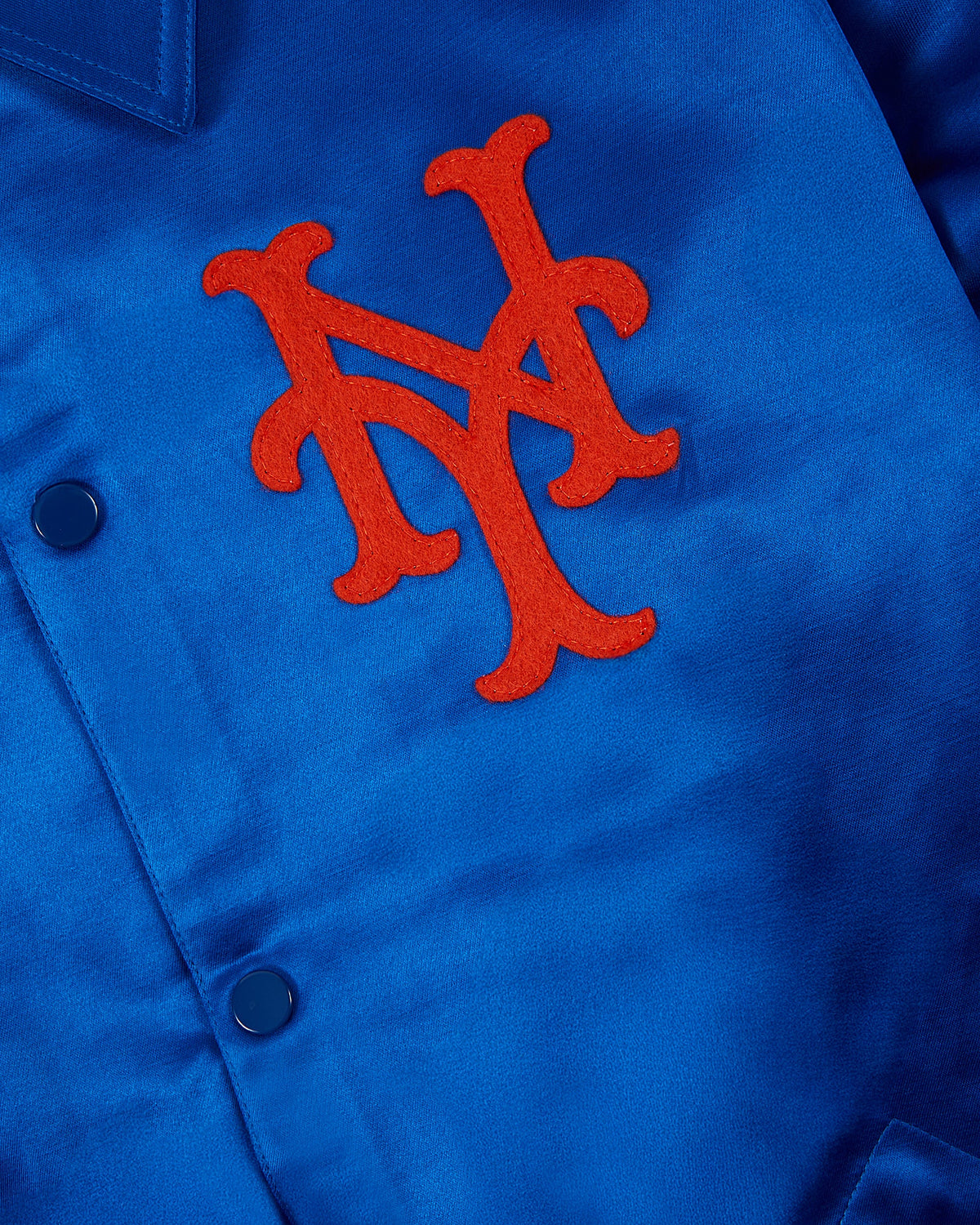 New York Mets 1969 Satin Windbreaker Jacket product image 3, provided for visual reference and product detail review