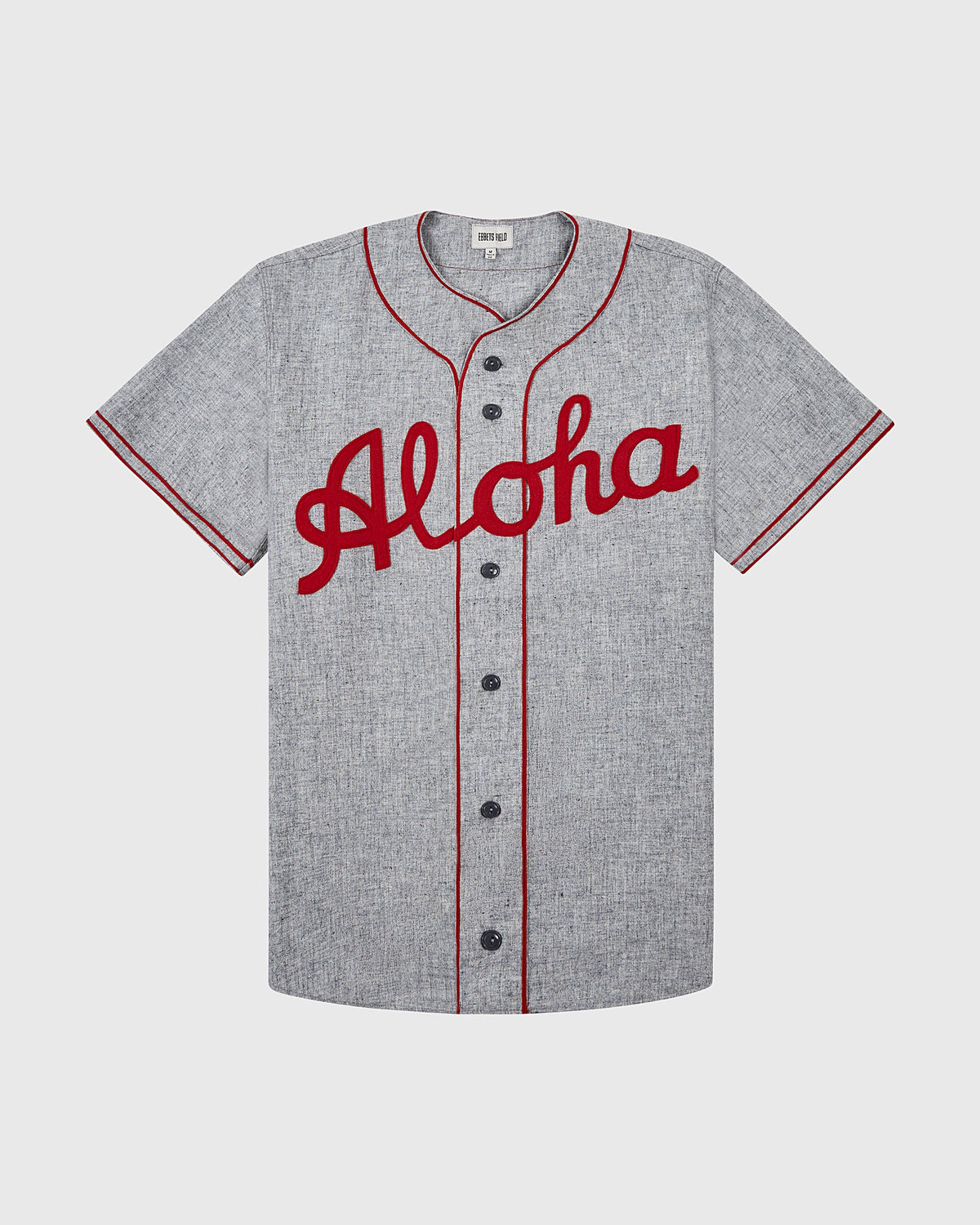 Aloha 100th Infantry 1942 Authentic Wool Road Baseball Jersey product image 1, provided for visual reference and product