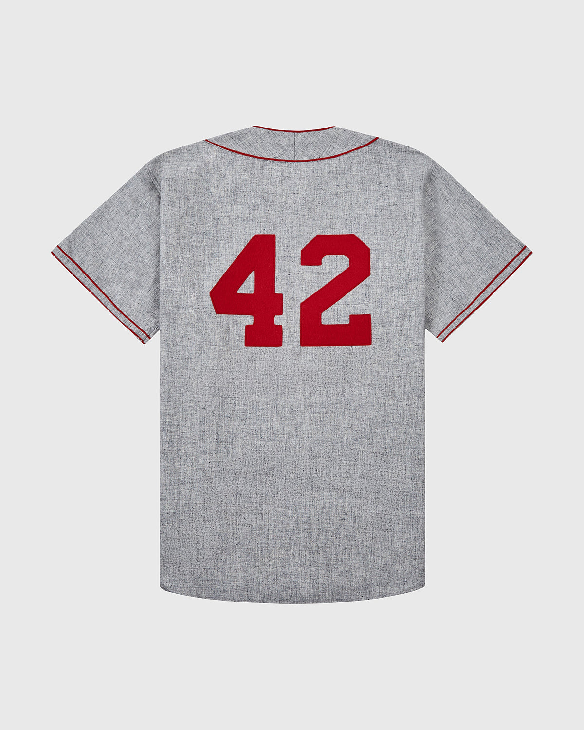 Aloha 100th Infantry 1942 Authentic Wool Road Baseball Jersey product image 2, provided for visual reference and product