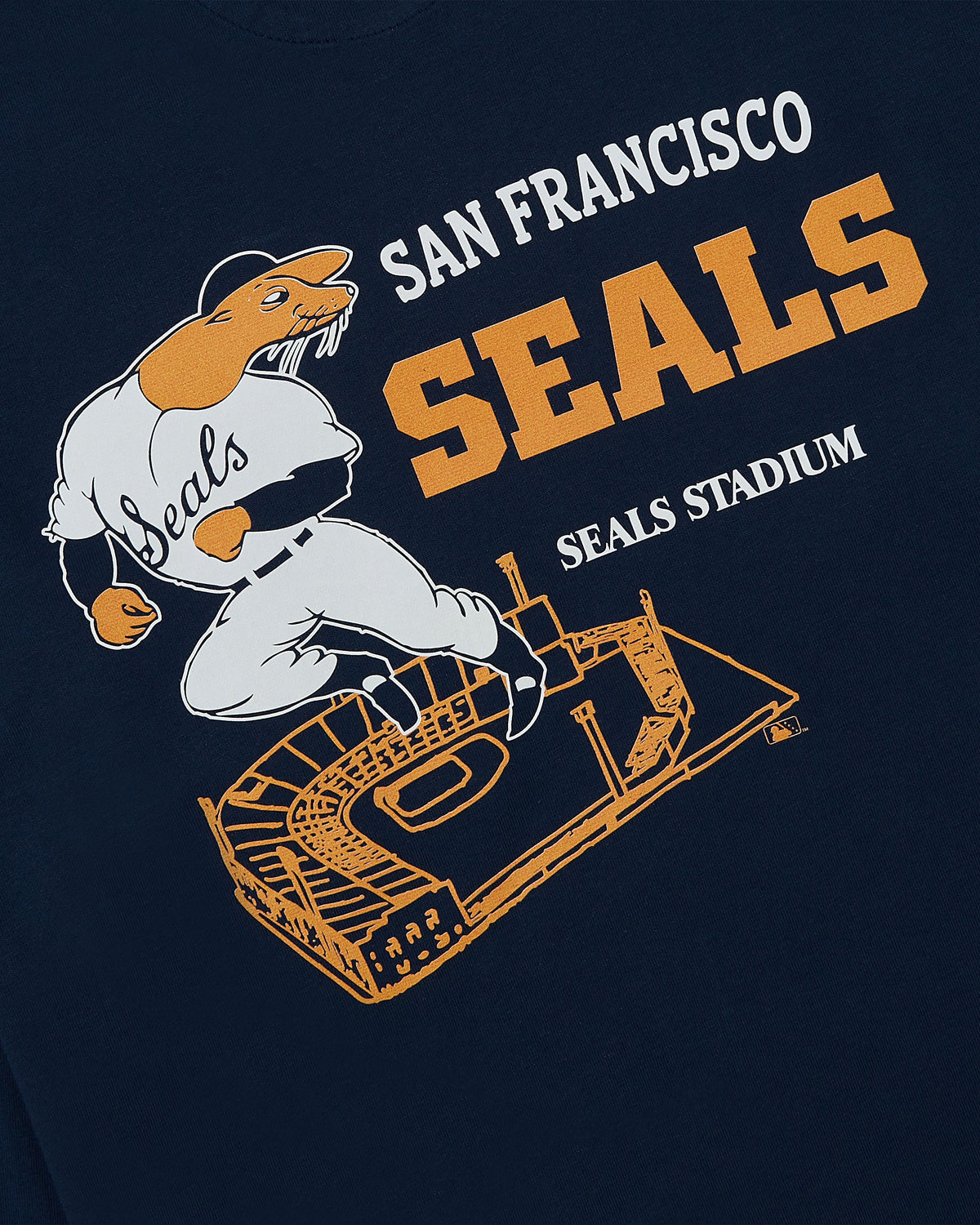 San Francisco Seals (PCL) Long Sleeve Graphic T-Shirt product image 5, provided for visual reference and product detail