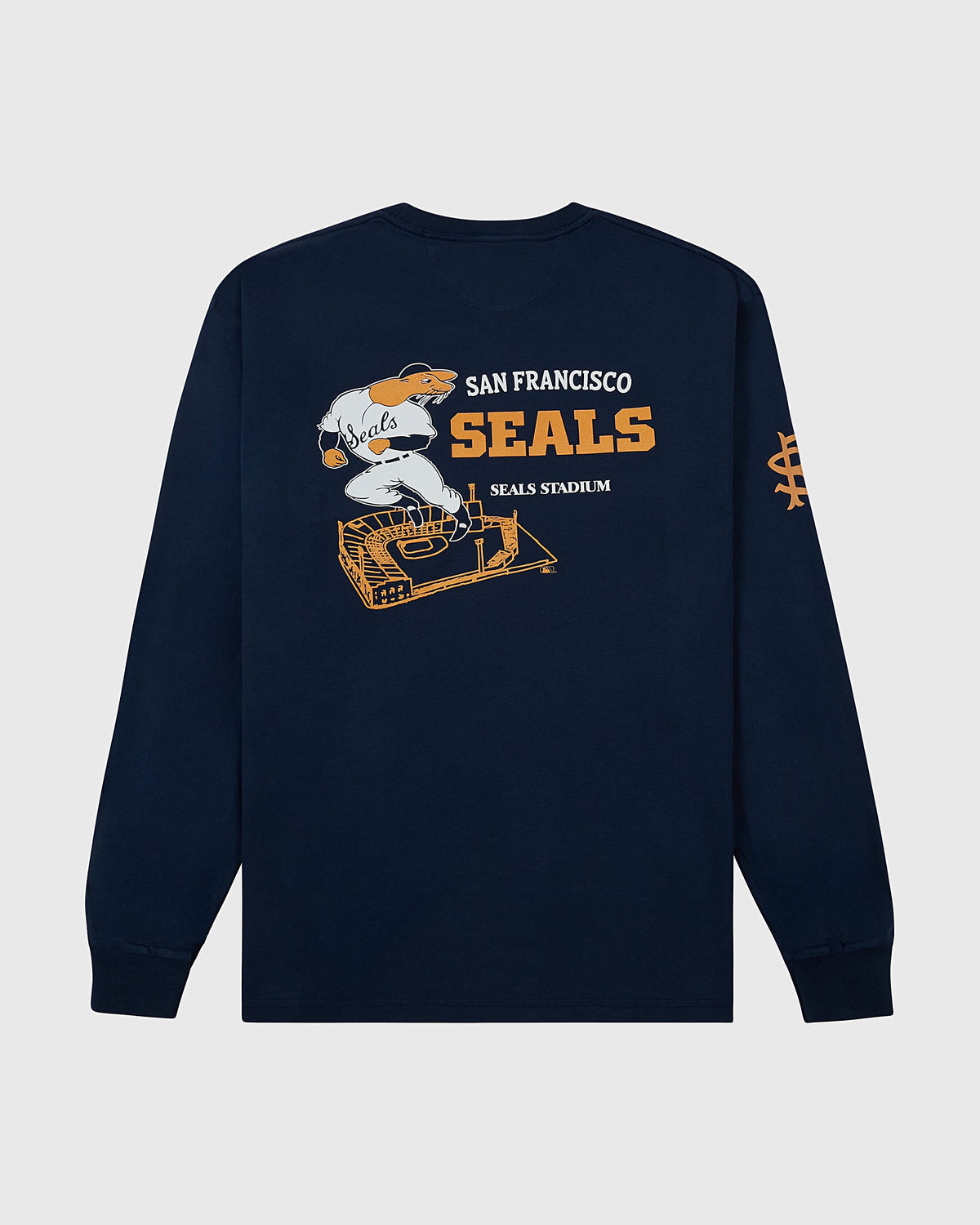 San Francisco Seals (PCL) Long Sleeve Graphic T-Shirt product image 1, provided for visual reference and product detail