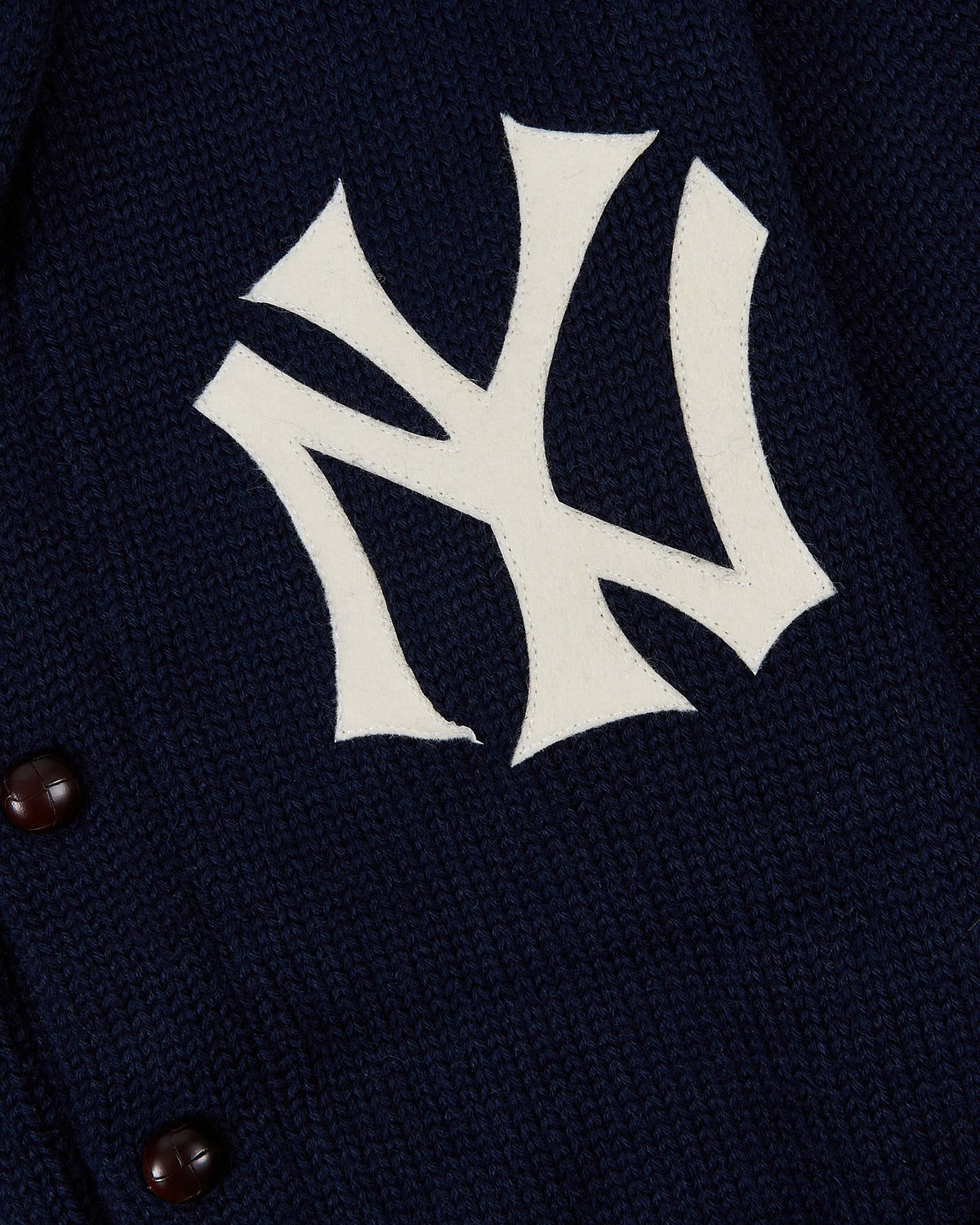 New York Yankees 1922 Wool Shawl Collar Sweater product image 2, provided for visual reference and product detail review
