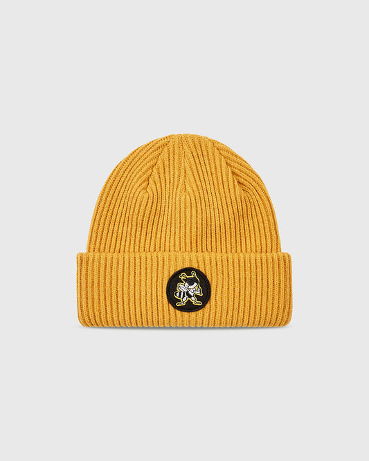 Salt Lake Bees Patch Logo Ribbed Beanie product image 1, provided for visual reference and product detail review