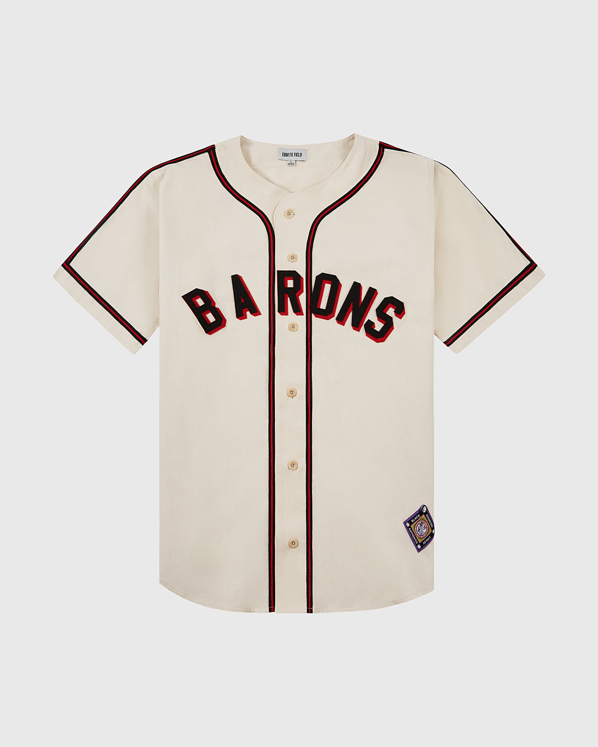Birmingham Black Barons Cotton Twill Jersey product image 1, provided for visual reference and product detail review
