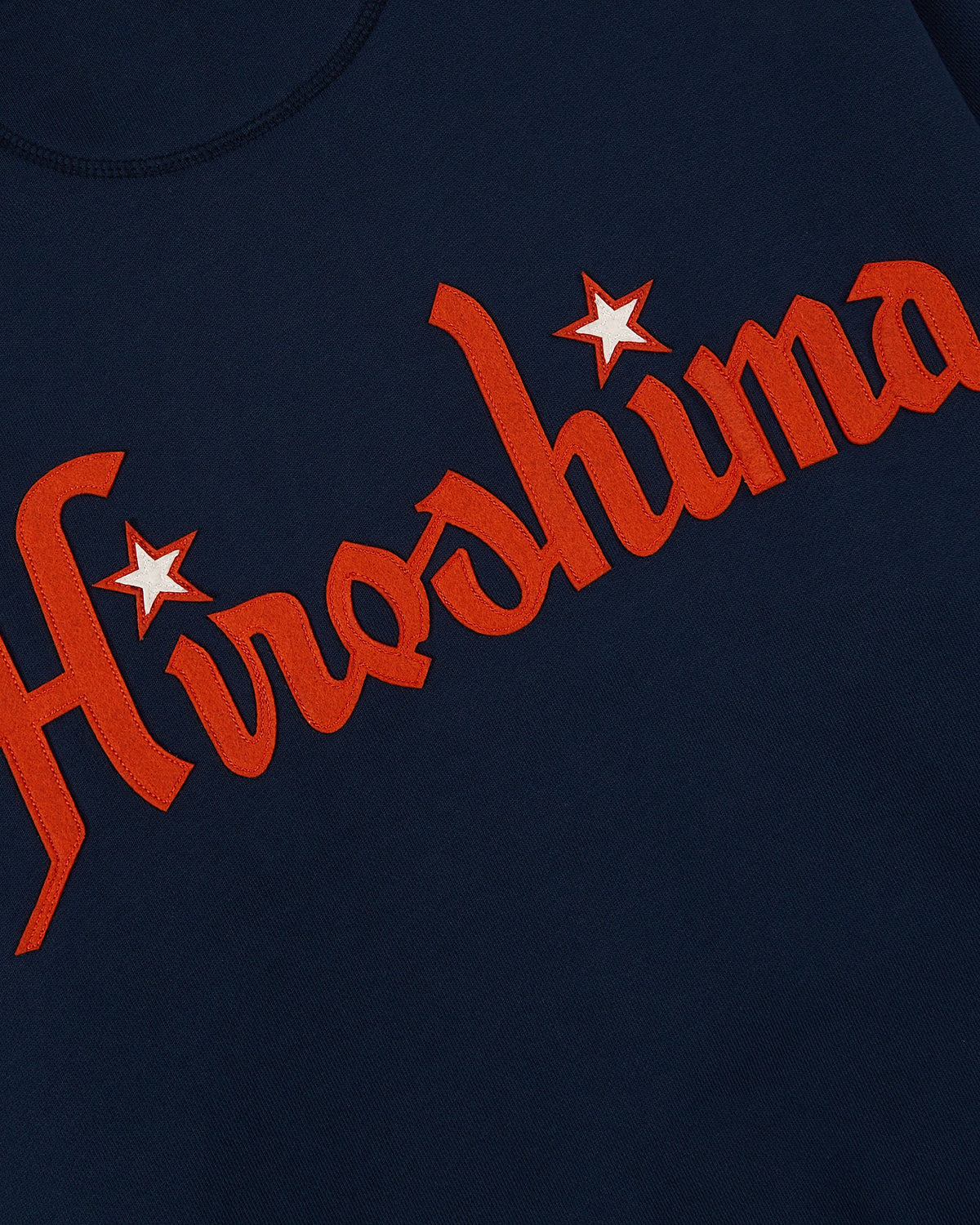 Hiroshima Carp Heavyweight Cotton Terry Full-Zip Hoodie product image 4, provided for visual reference and product detail