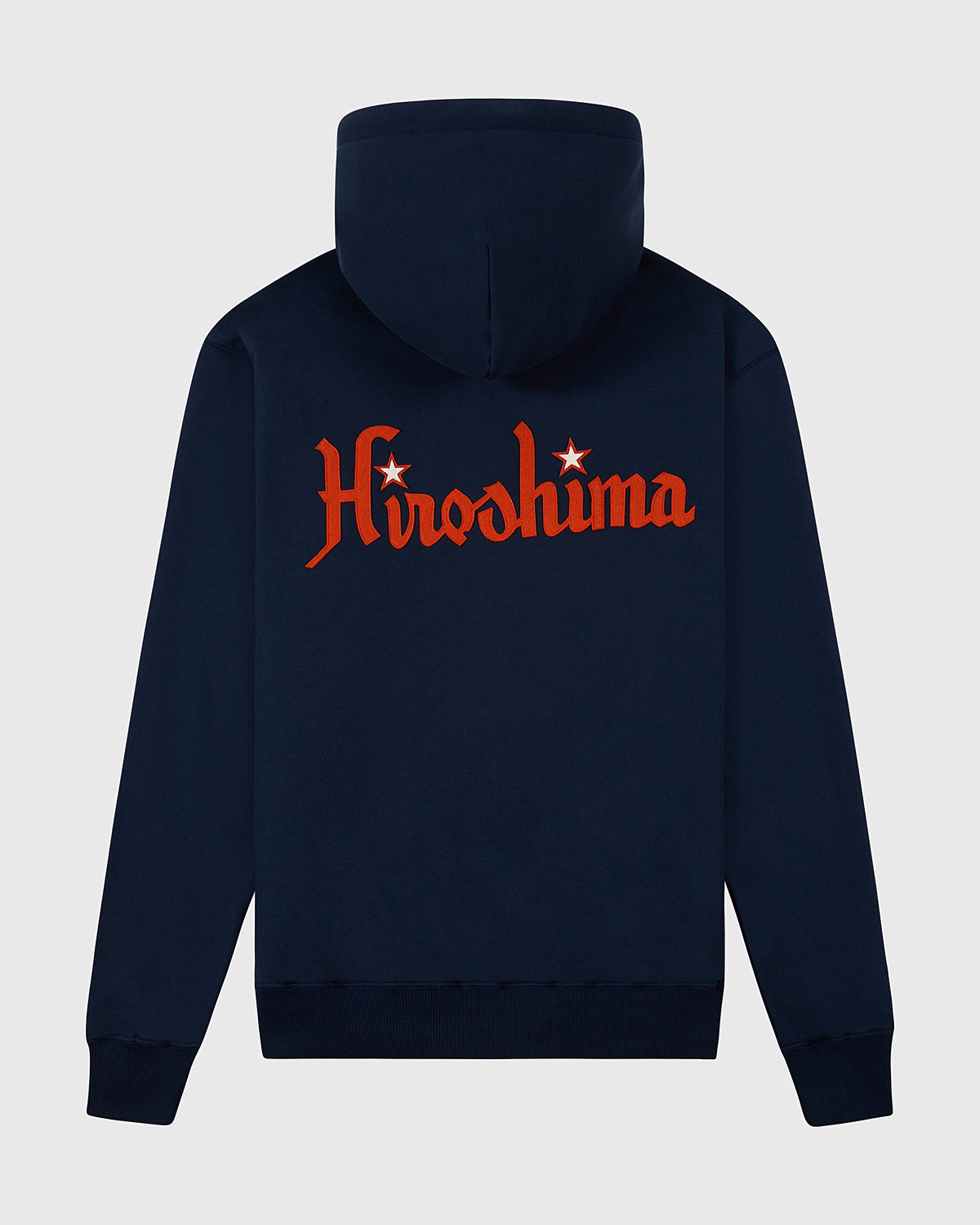 Hiroshima Carp Heavyweight Cotton Terry Full-Zip Hoodie product image 2, provided for visual reference and product detail