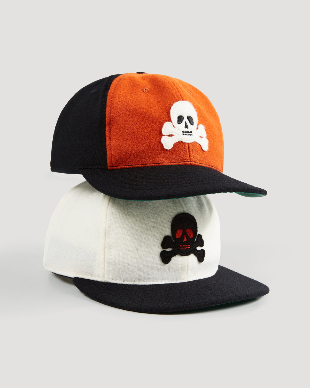 Sioux City Ghosts Two Tone Vintage Inspired Wool Ballcap product image 7, provided for visual reference and product detail