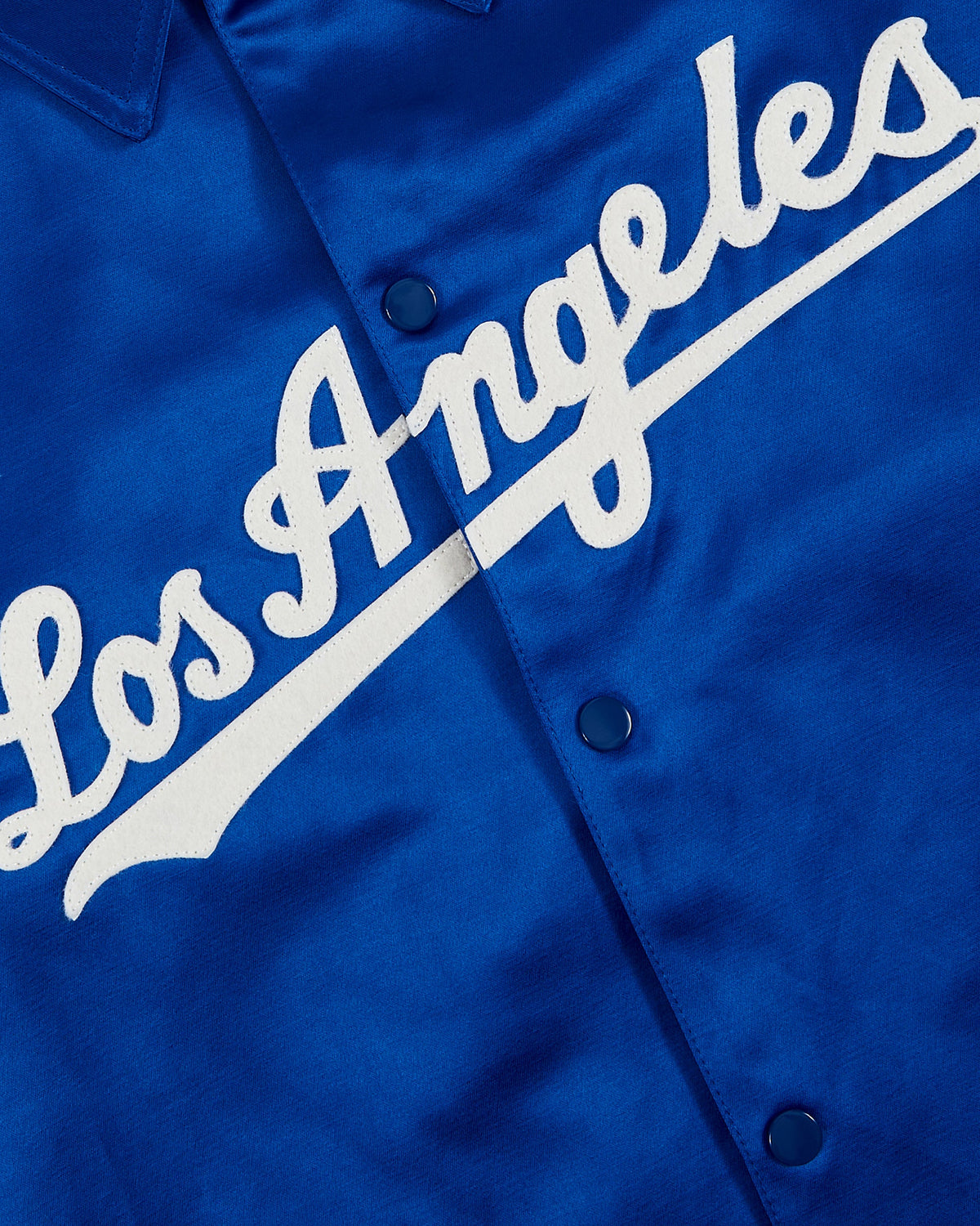 Los Angeles Dodgers 1962 Satin Windbreaker Jacket product image 2, provided for visual reference and product detail review