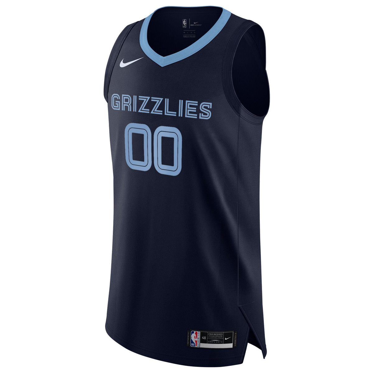 Men's Memphis Grizzlies Nike Navy 2020/21 Authentic Custom product image 3