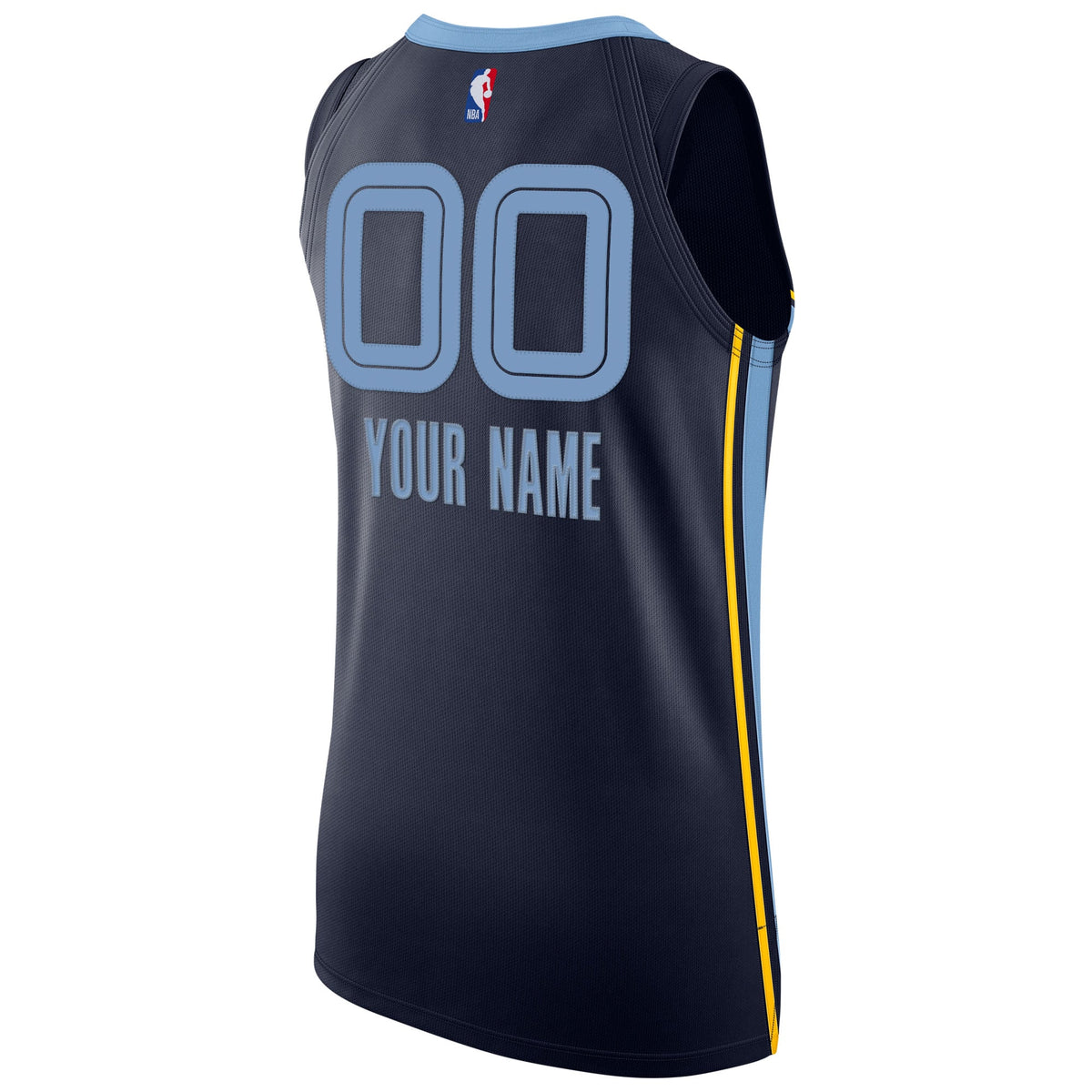 Men's Memphis Grizzlies Nike Navy 2020/21 Authentic Custom product image 4