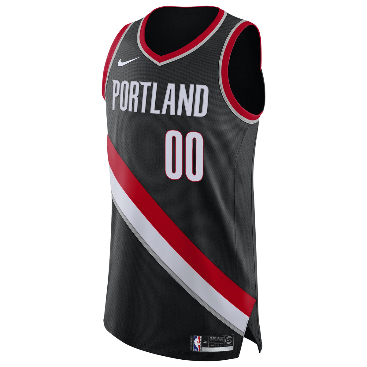 Men's Portland Trail Blazers Nike Black 2020/21 Authentic product image 3