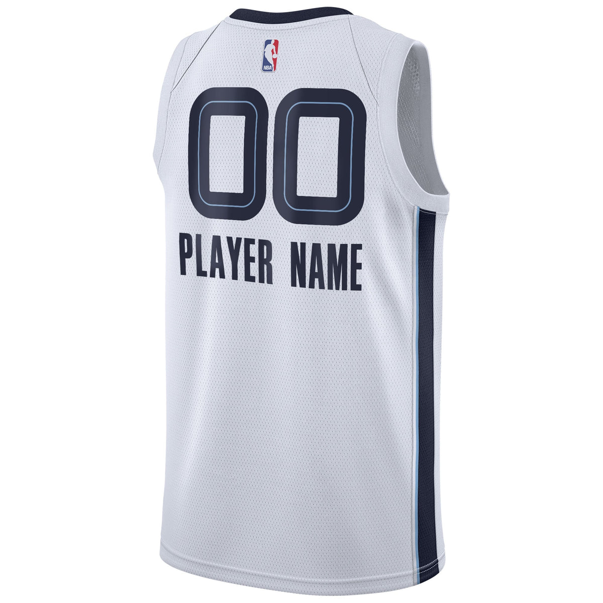 Men's Memphis Grizzlies Nike White 2020/21 Swingman Custom product image 4