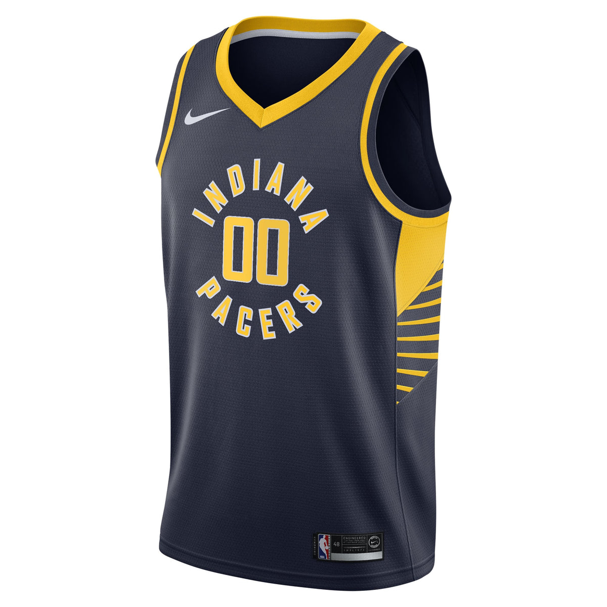 Men's Indiana Pacers Nike Navy 2020/21 Swingman Custom product image 3