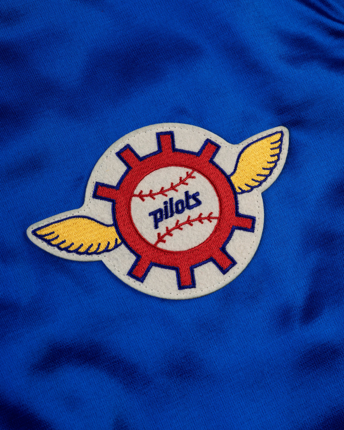 Seattle Pilots 1969 Authentic All Satin Varsity Jacket product image 3, provided for visual reference and product detail
