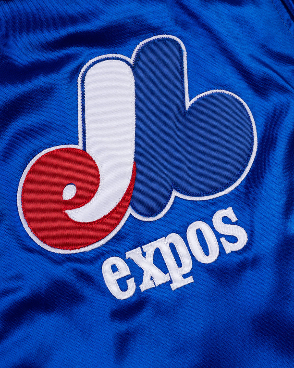 Montreal Expos 1969 Authentic All Satin Varsity Jacket product image 3, provided for visual reference and product detail