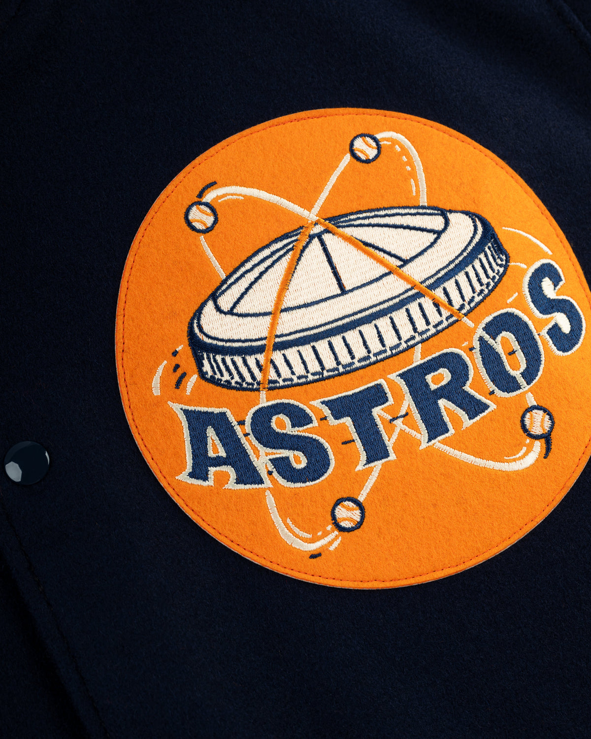 Houston Astros 1965 Authentic All Wool Varsity Jacket product image 3, provided for visual reference and product detail