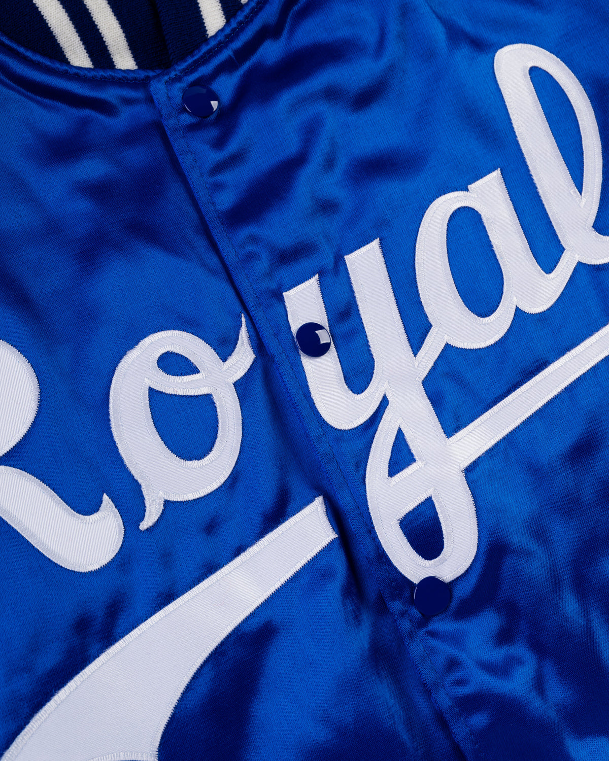 Kansas City Royals 1969 Authentic All Satin Varsity Jacket product image 3, provided for visual reference and product detail