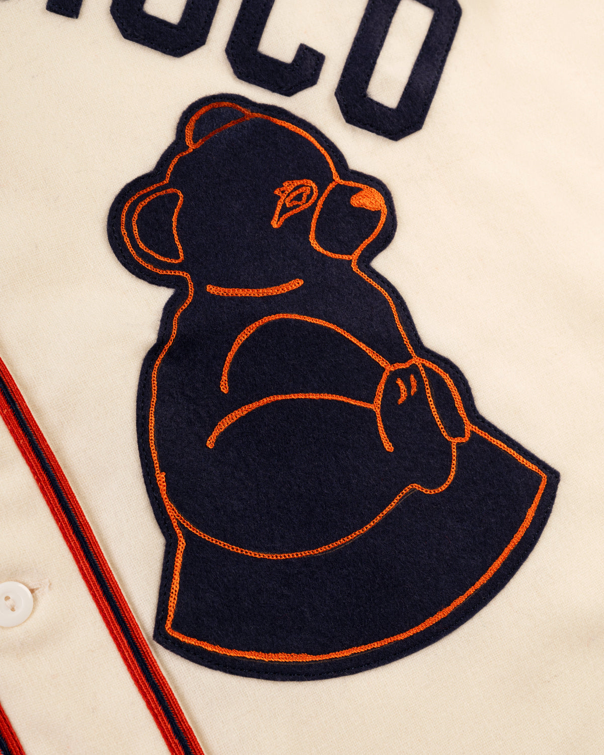 San Francisco Sea Lions 1946 Authentic Wool Home Jersey product image 4, provided for visual reference and product detail