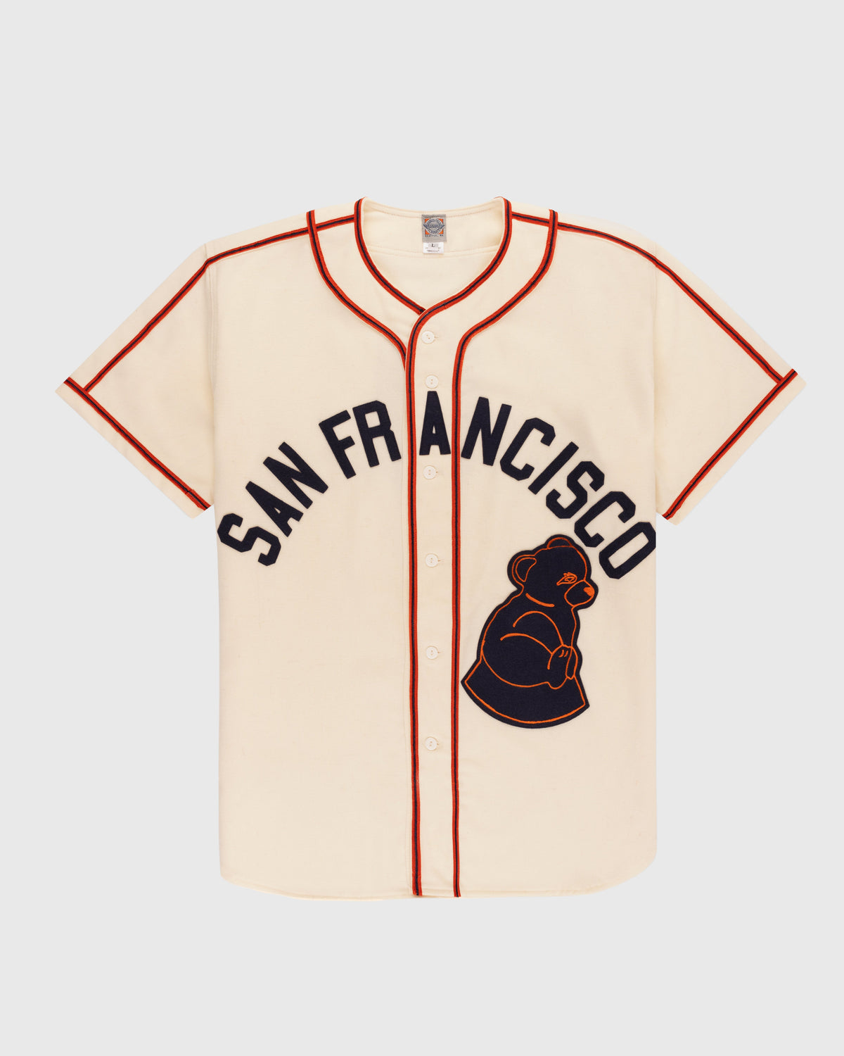 San Francisco Sea Lions 1946 Authentic Wool Home Jersey product image 1, provided for visual reference and product detail