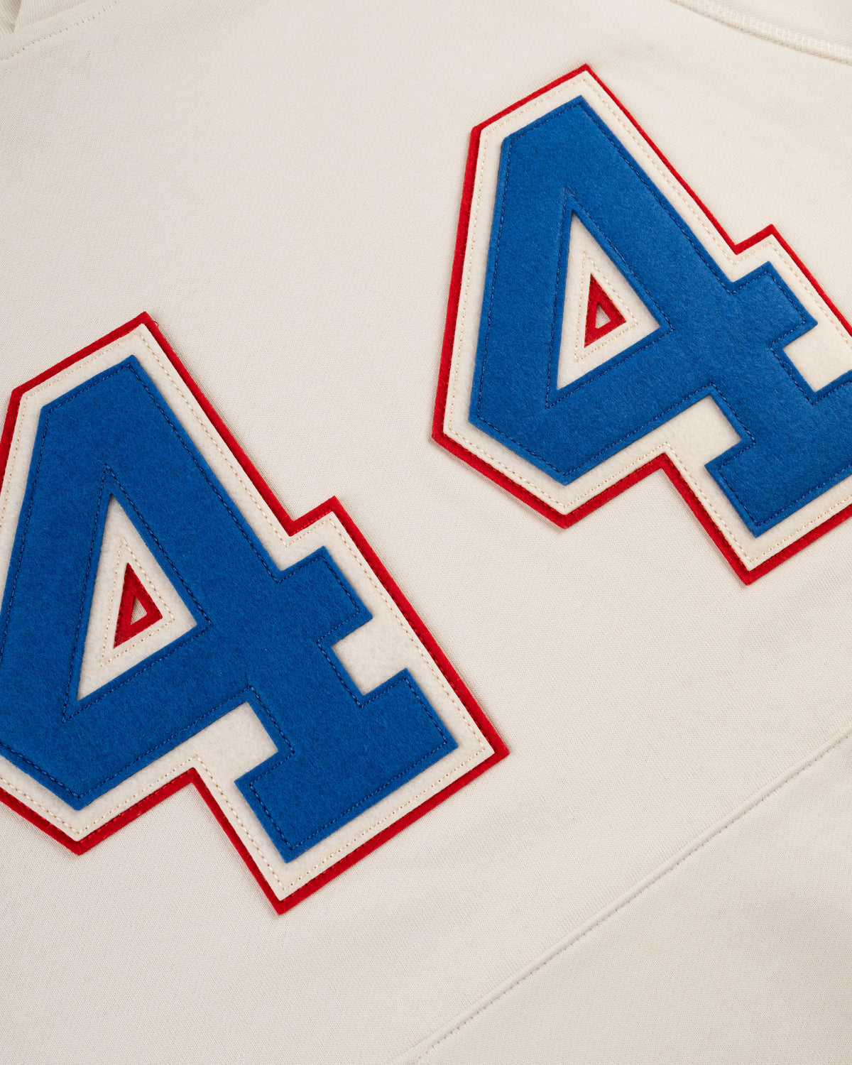 Hank Aaron French Terry Script Hooded Sweatshirt product image 2, provided for visual reference and product detail review