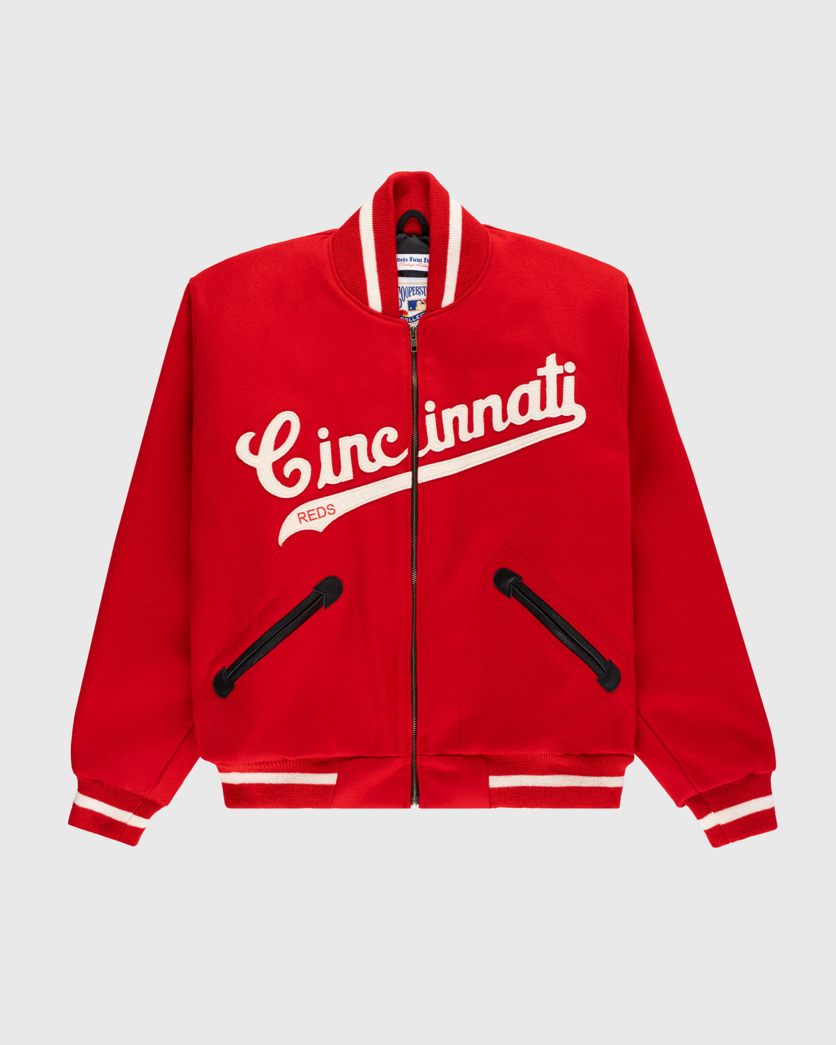 Cincinnati Reds 1969 Authentic All Wool Varsity Jacket product image 1, provided for visual reference and product detail