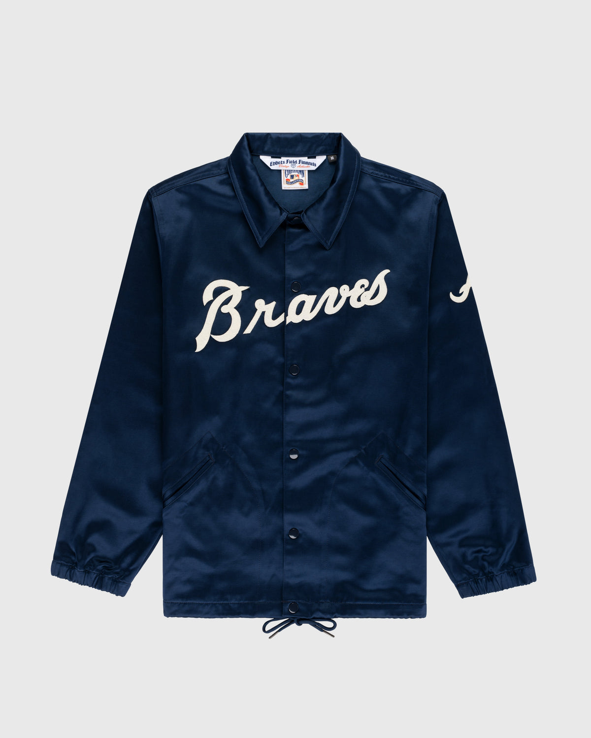 Atlanta Braves 1968 Satin Windbreaker Jacket product image 1, provided for visual reference and product detail review