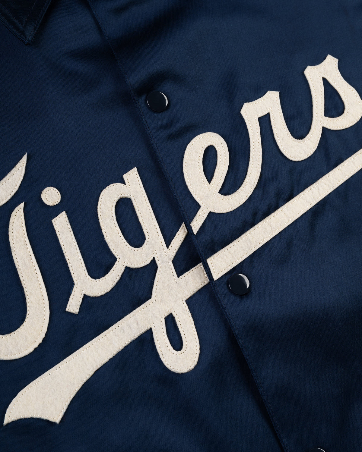 Detroit Tigers 1960 Satin Windbreaker Jacket product image 2, provided for visual reference and product detail review