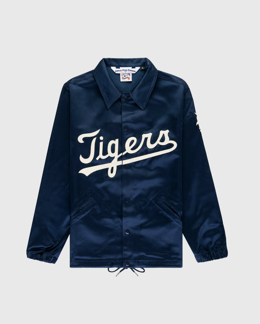Detroit Tigers 1960 Satin Windbreaker Jacket product image 1, provided for visual reference and product detail review