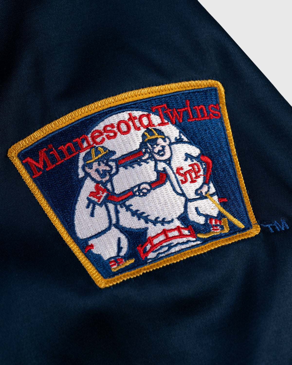Minnesota Twins 1966 Satin Windbreaker Jacket product image 3, provided for visual reference and product detail review