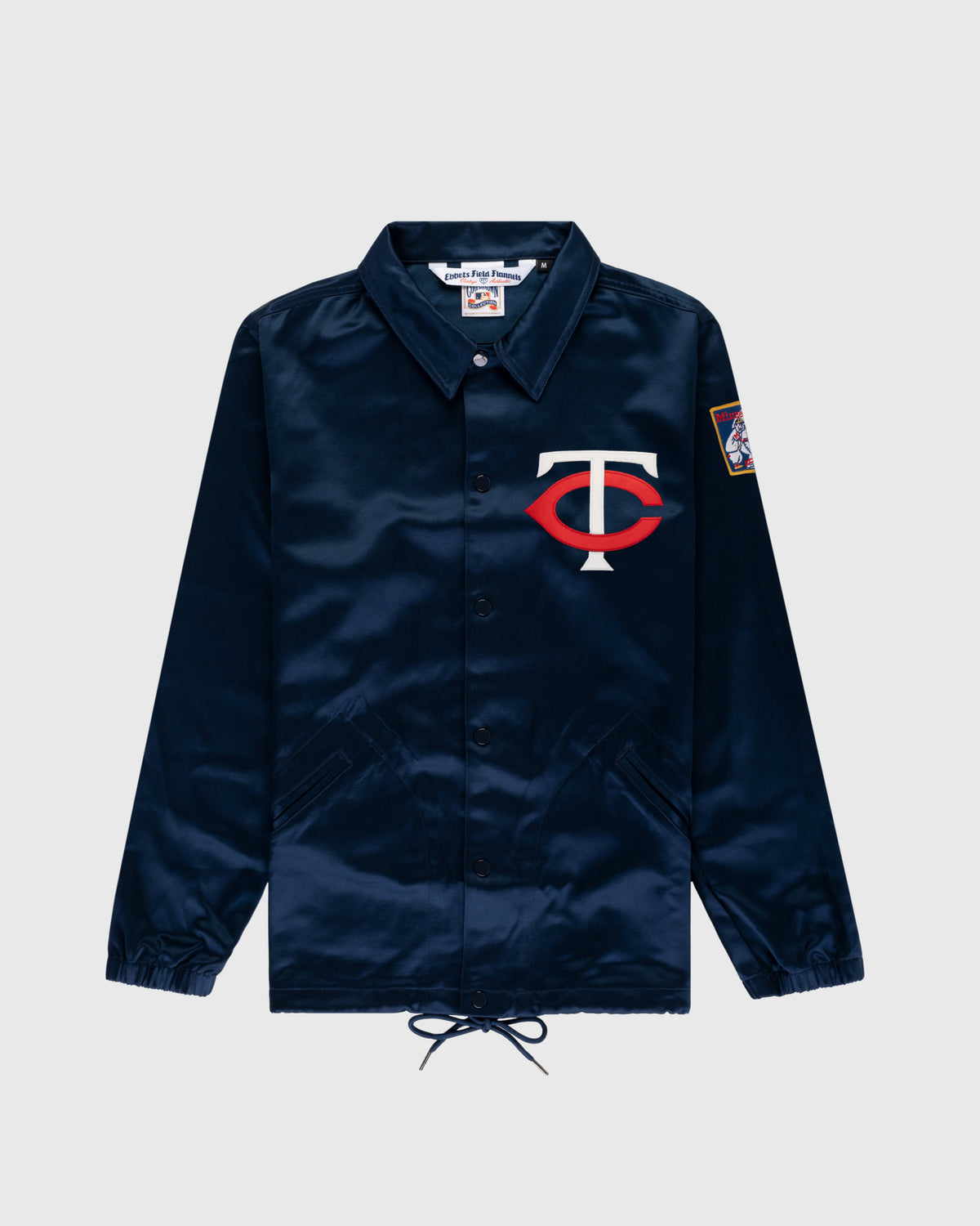 Minnesota Twins 1966 Satin Windbreaker Jacket product image 1, provided for visual reference and product detail review