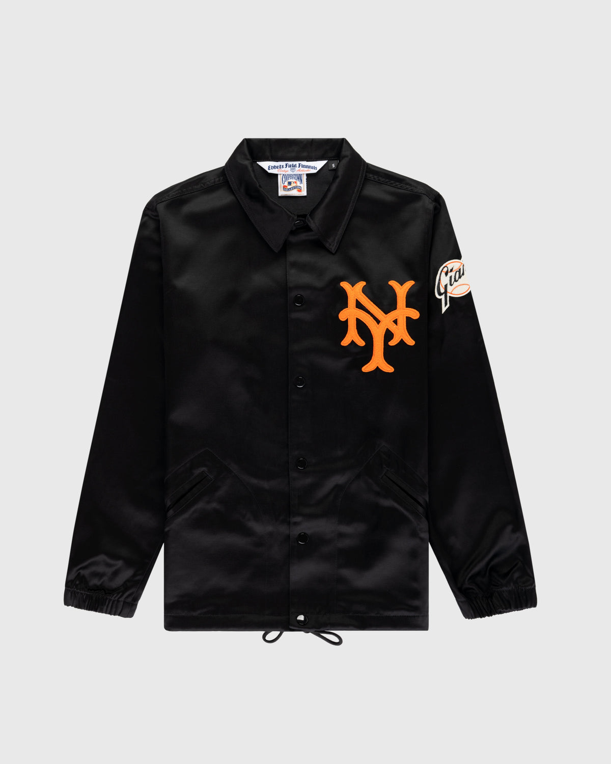 New York Giants 1954 Satin Windbreaker Jacket product image 1, provided for visual reference and product detail review