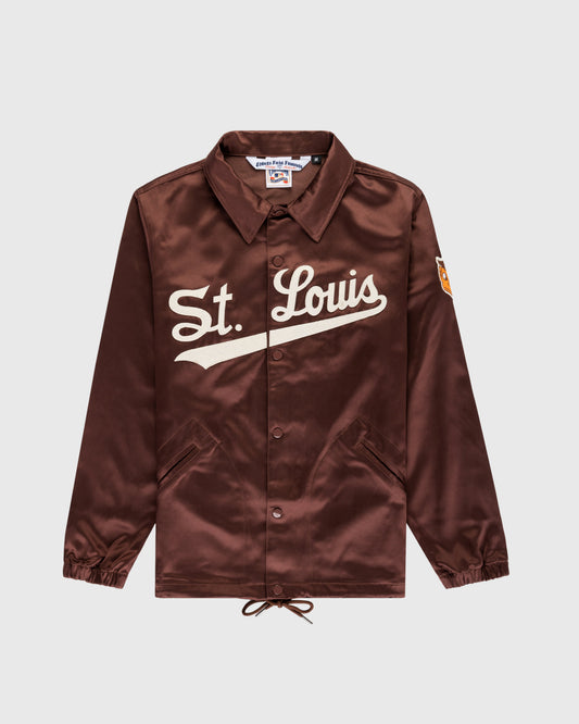 St. Louis Browns 1952 Satin Windbreaker Jacket product image 1, provided for visual reference and product detail review