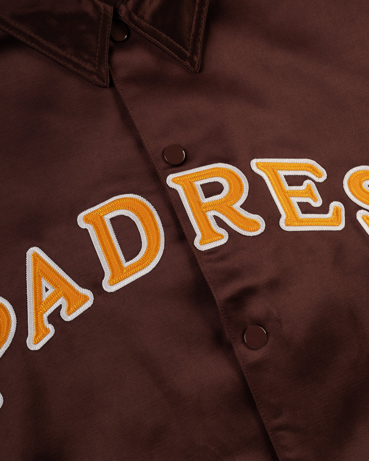 San Diego Padres 1969 Satin Windbreaker Jacket product image 2, provided for visual reference and product detail review