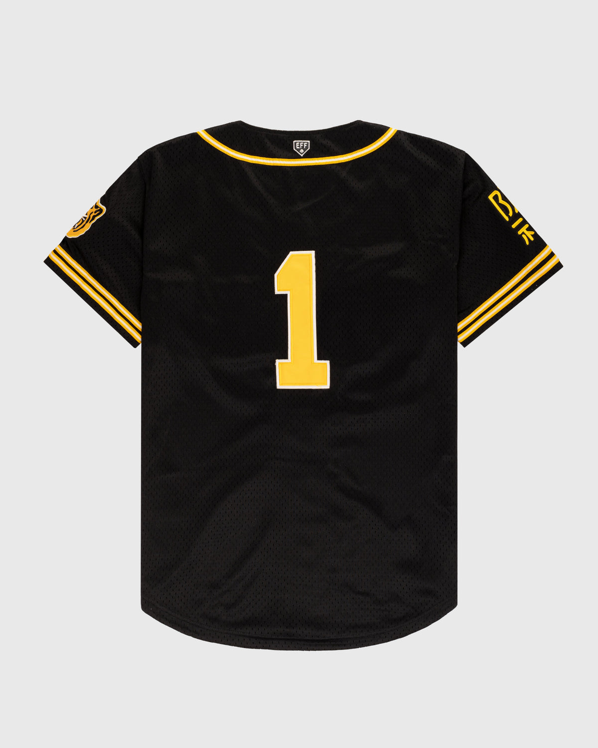 Osaka Tigers Mesh Button-Up Baseball Jersey product image 2, provided for visual reference and product detail review