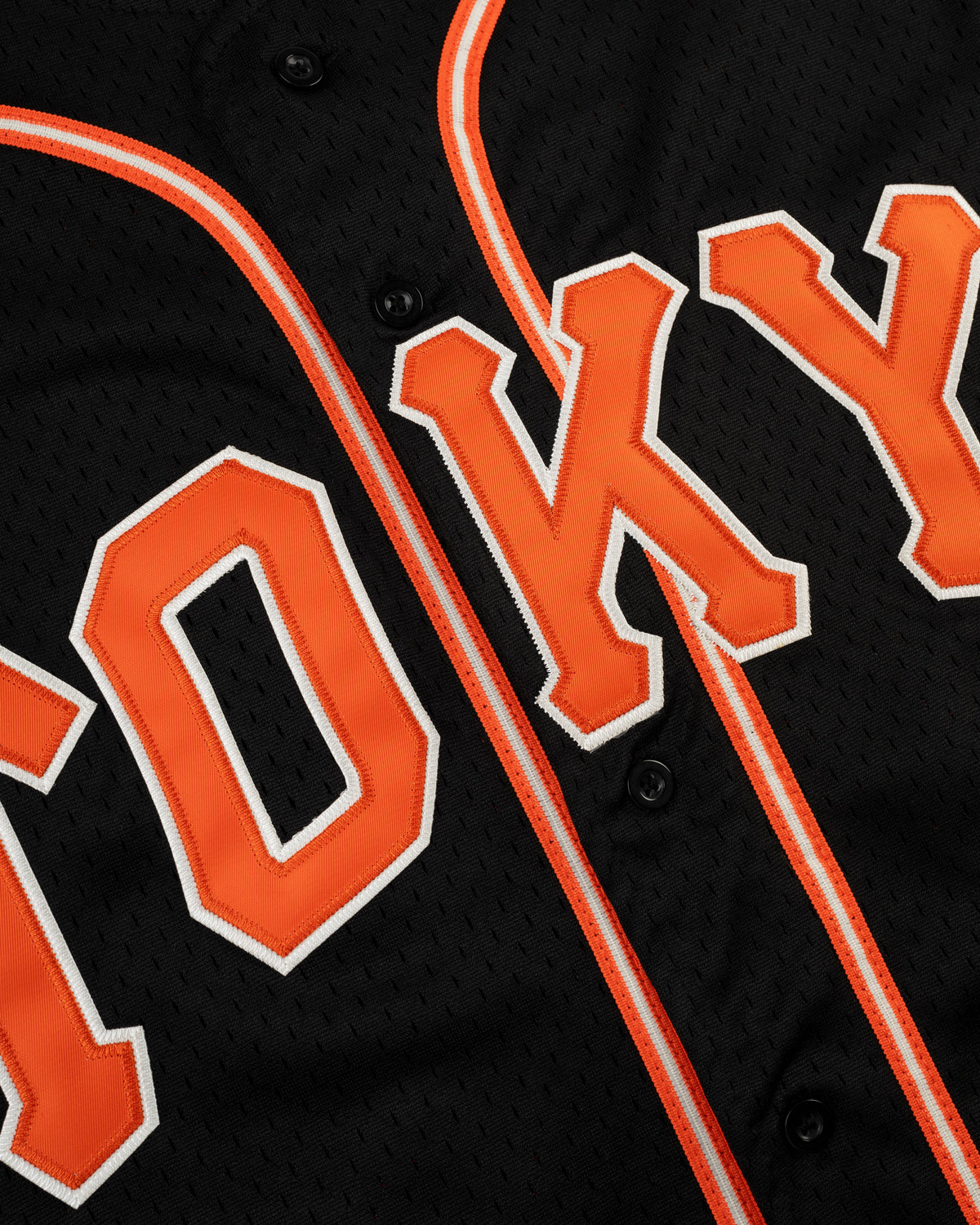 Tokyo Giants Mesh Button-Up Jersey product image 3, provided for visual reference and product detail review