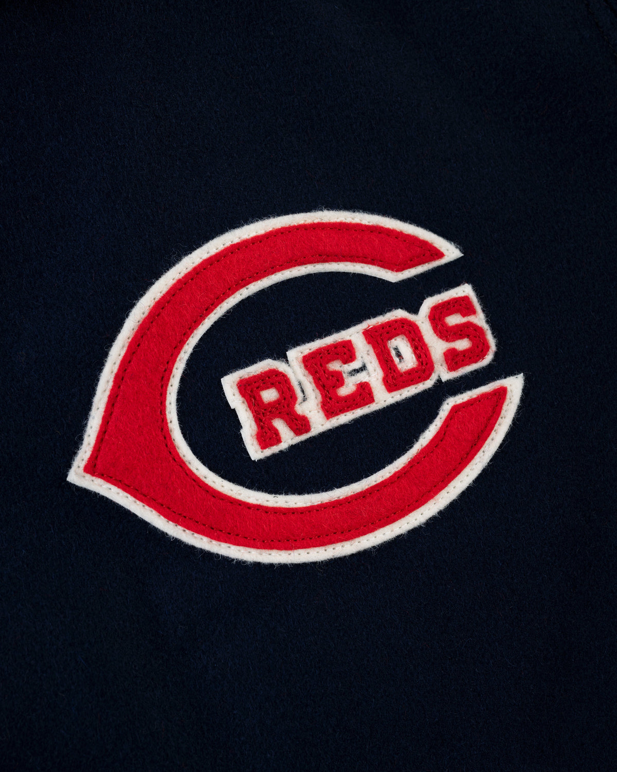 Cincinnati Reds 1942 Authentic All Wool Varsity Jacket product image 3, provided for visual reference and product detail