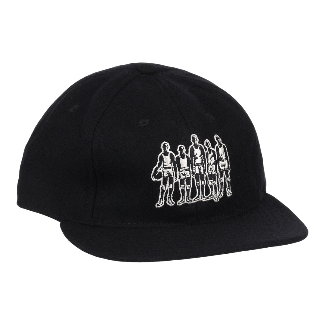 Black Fives Wool Ballcap product image 1, provided for visual reference and product detail review