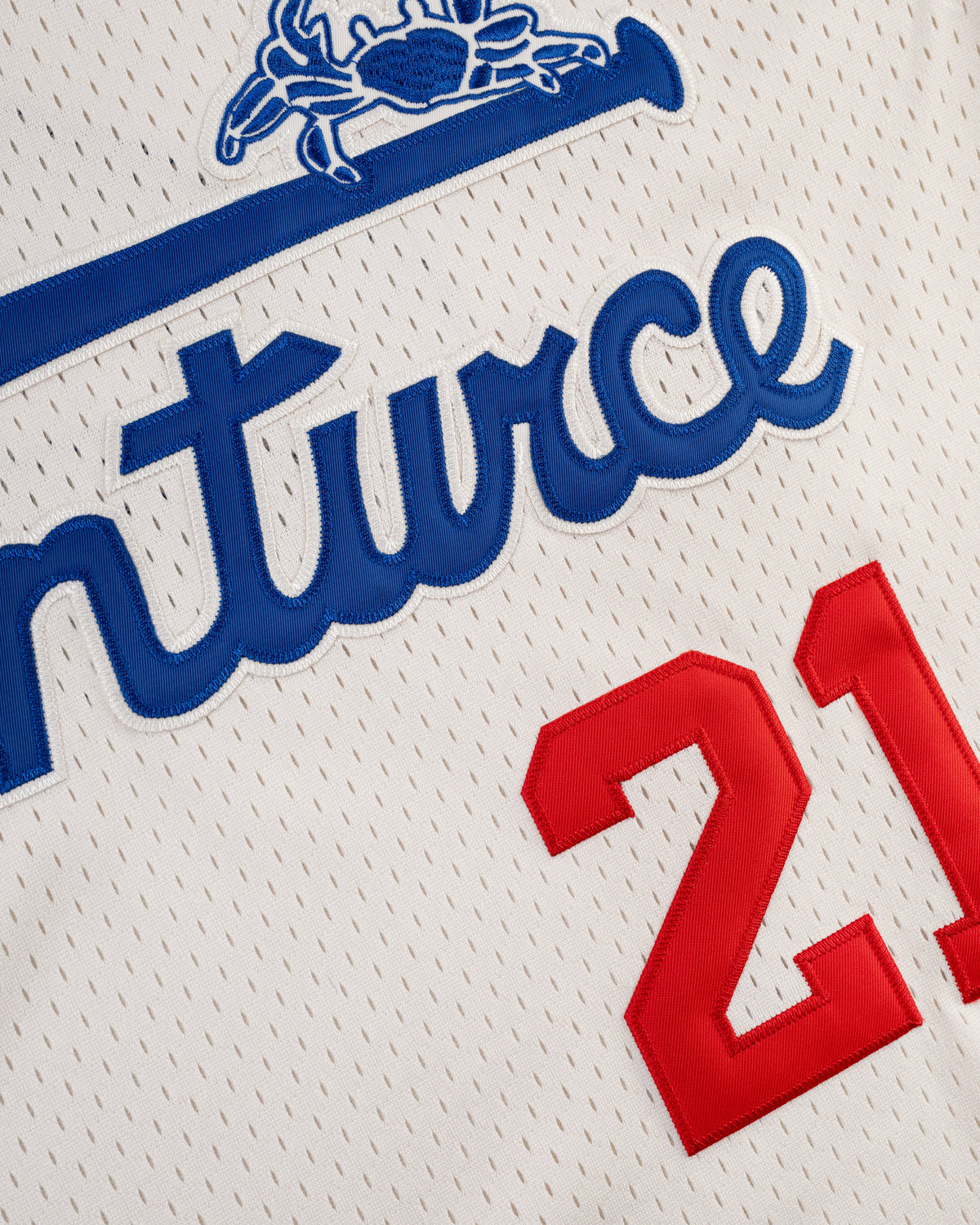 Santurce Cangrejeros Mesh V-Neck Jersey product image 5, provided for visual reference and product detail review