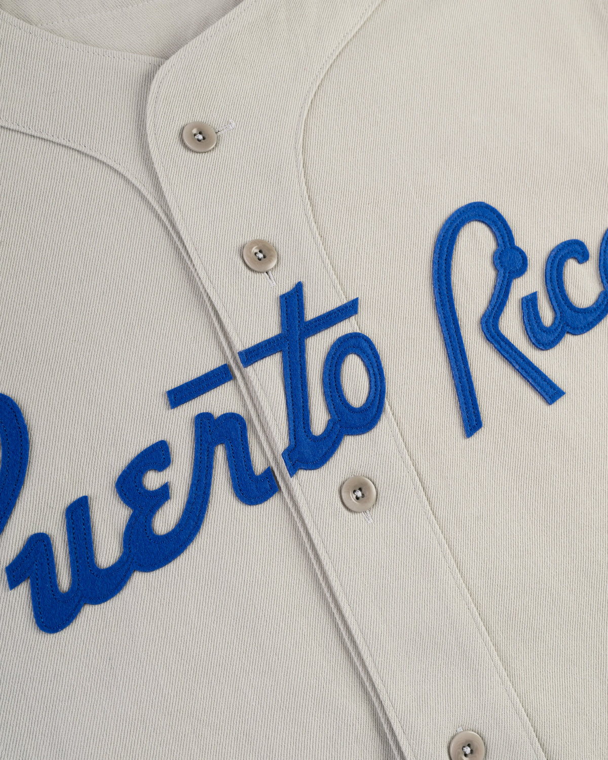 Puerto Rico 1958 National Team Cotton Twill Baseball Jersey product image 3, provided for visual reference and product