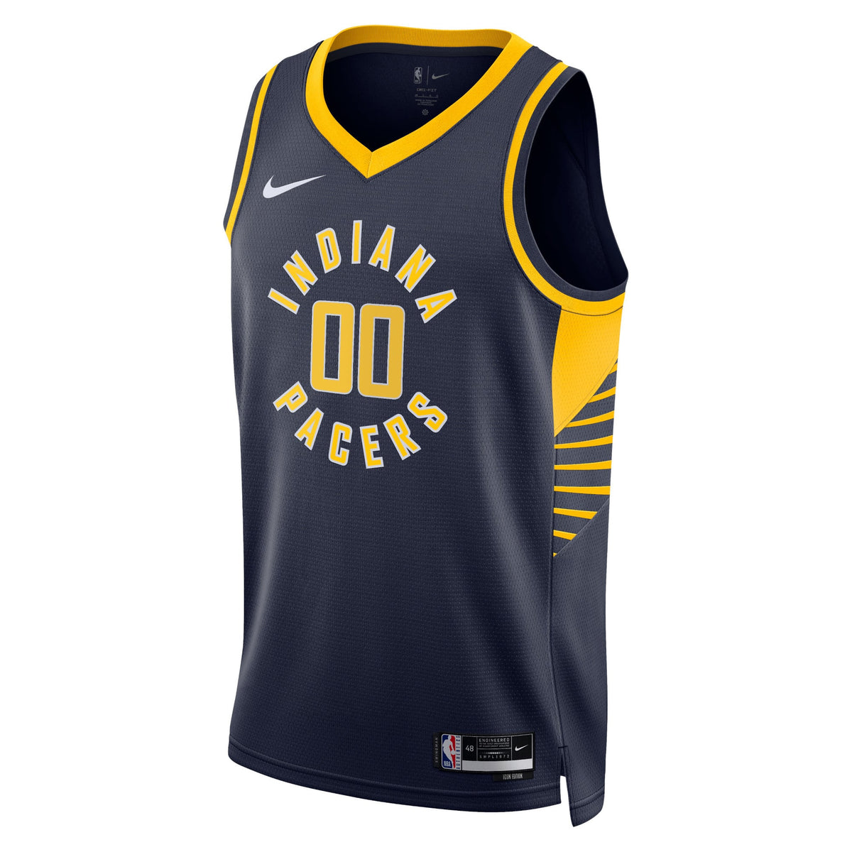 Unisex Indiana Pacers Nike Navy 2022/23 Swingman Custom product image 3